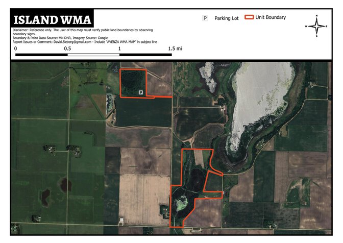 Island WMA Map by DavidSieberg | Avenza Maps
