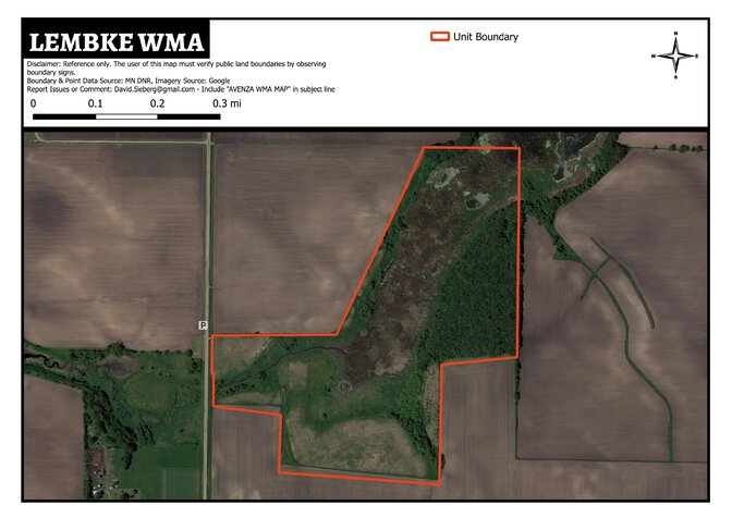 Lembke WMA Map by DavidSieberg | Avenza Maps