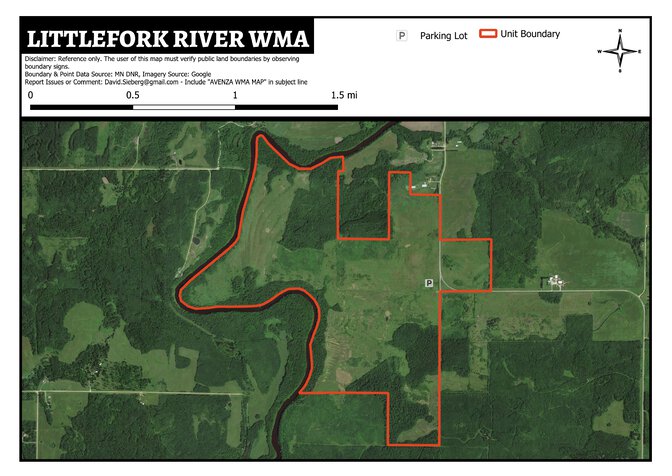 Littlefork River WMA Map by DavidSieberg | Avenza Maps