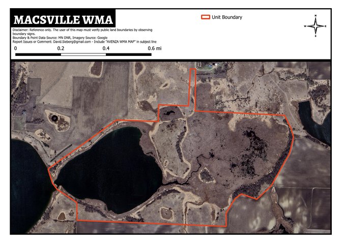 Macsville WMA Map by DavidSieberg | Avenza Maps