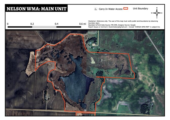 Nelson WMA - Main Unit Map by DavidSieberg | Avenza Maps