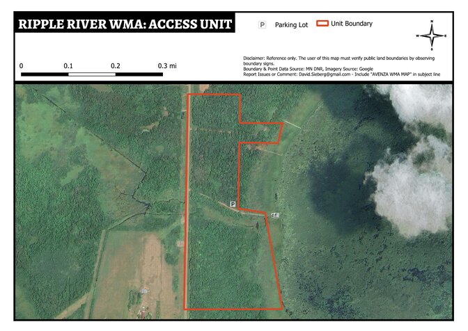 Ripple River WMA - Access Unit Map by DavidSieberg | Avenza Maps