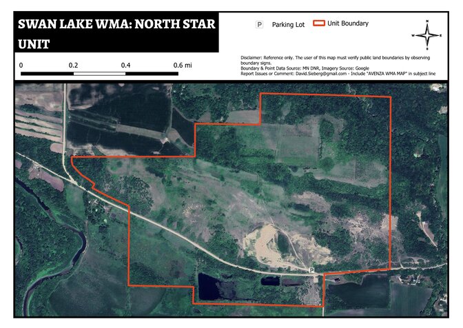 Swan Lake WMA - North Star Unit Map by DavidSieberg | Avenza Maps