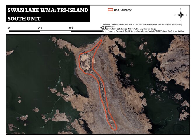 Swan Lake WMA - Tri-Island South Unit Map by DavidSieberg | Avenza Maps