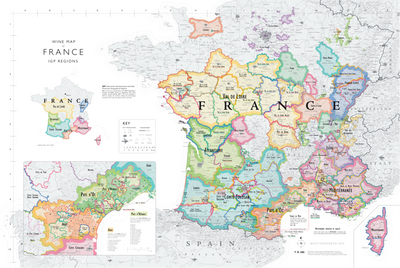Wine Map of France IGPs Preview 1