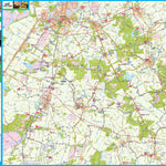 De Vries Kartografie bv. Arthuur routes fietsknooppuntenkaart Drenthe 2024 geo digital map
