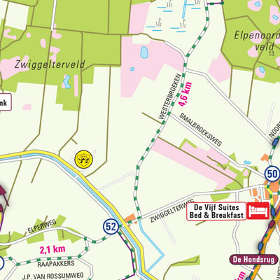 De Vries Kartografie bv. Arthuur routes fietsknooppuntenkaart Drenthe 2024 geo digital map