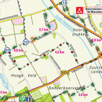 De Vries Kartografie bv. Arthuur Routes fietsknooppuntenkaart Kop van Drenthe route app 2022-2023 digital map