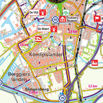 De Vries Kartografie bv. Fietsknooppuntenkaart Het Reestdal Familiecamping De Vossenburcht - Tourist Info Het Reestdal_geo digital map