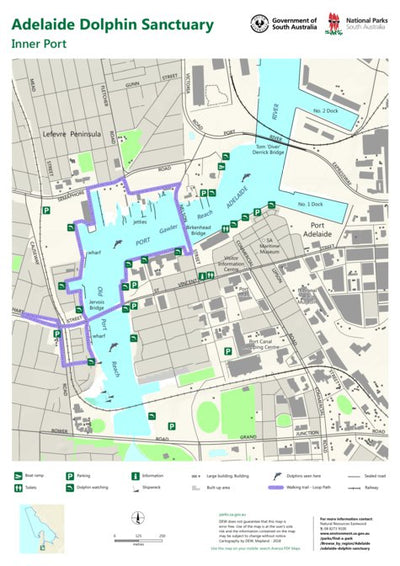 Department for Environment and Water ADS Inner Port digital map