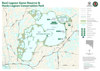 Department for Environment and Water Bool Lagoon Game Reserve and Hacks Lagoon Conservation Park digital map