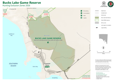 Bucks Lake Game Reserve – Hunting Exclusion Zones Preview 1