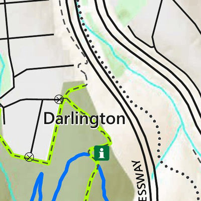 Department for Environment and Water Glenthorne National Park Trail Map - North digital map