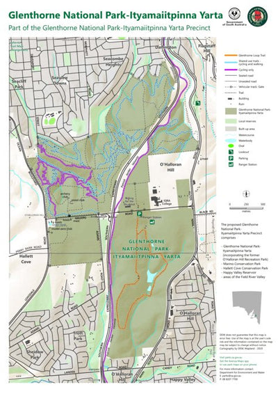 Department for Environment and Water Glenthorne NP - Glenthorne Property Section digital map