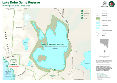 Lake Robe Game Reserve – Hunting Exclusion Zones Preview 1