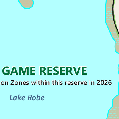 Lake Robe Game Reserve – Hunting Exclusion Zones Preview 2