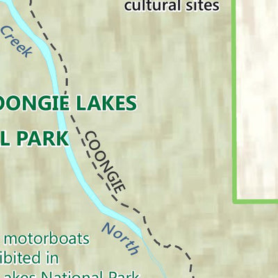 Department for Environment and Water Malkumba-Coongie Lakes National Park Map digital map