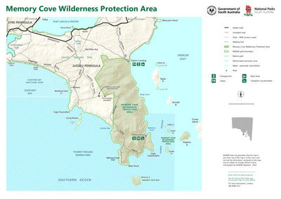 Department for Environment and Water Memory Cove Wilderness Protection Area digital map