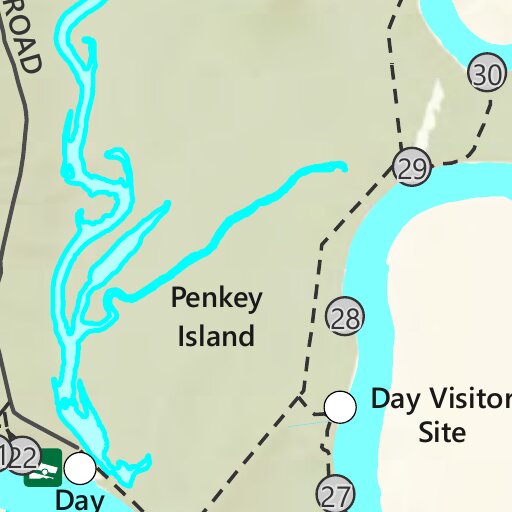 Murray River National Park - Lyrup Flats Map by Department for ...