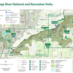 Department for Environment and Water Onkaparinga River National Park and Recreation Park Cycling Trails map digital map
