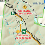 Department for Environment and Water Para Wirra Conservation Park - Shared-Use Trails map digital map