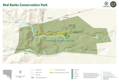 Department for Environment and Water Red Banks Conservation Park digital map