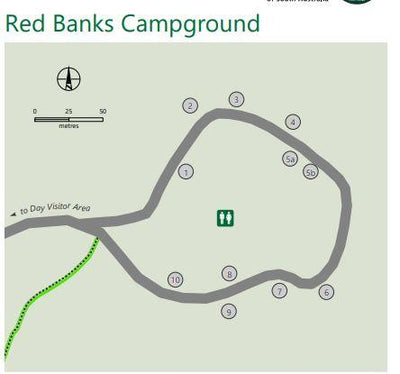 Department for Environment and Water Red Banks Conservation Park - Red Banks Campground digital map
