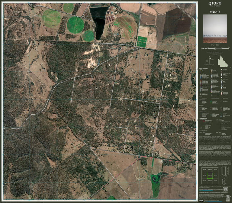 Allora (9241-113i) Map by Department of Natural Resources and Mines ...