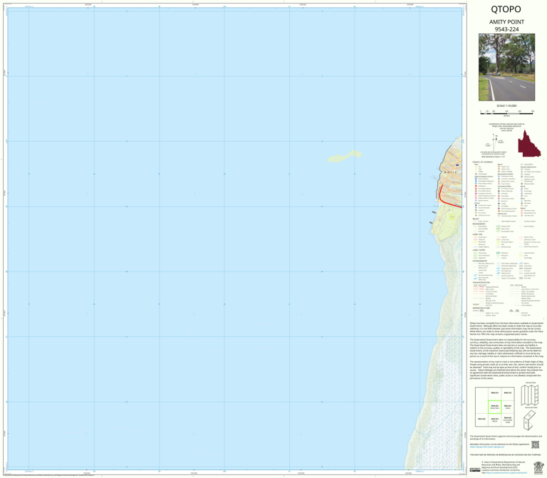 Amity Point (9543-224) Map by Department of Natural Resources and Mines ...