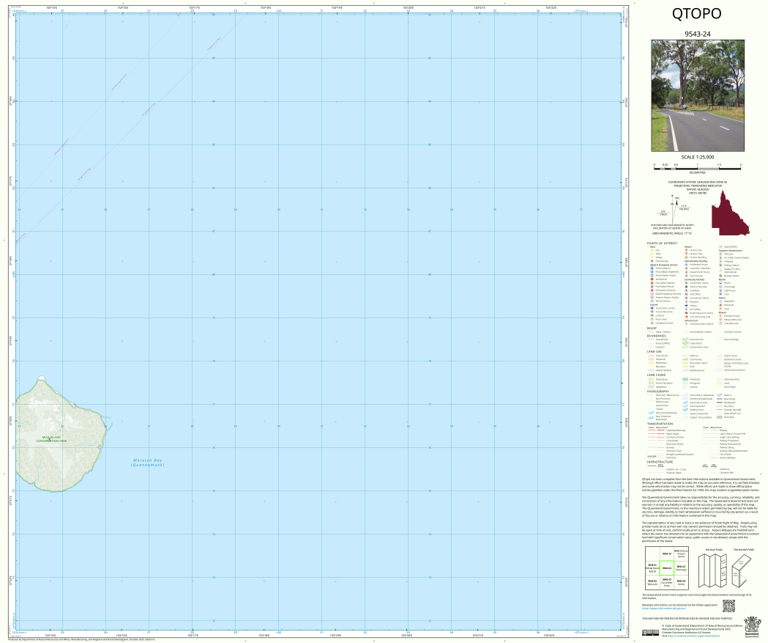 Amity Point (9543-24) Map by Department of Natural Resources and Mines ...