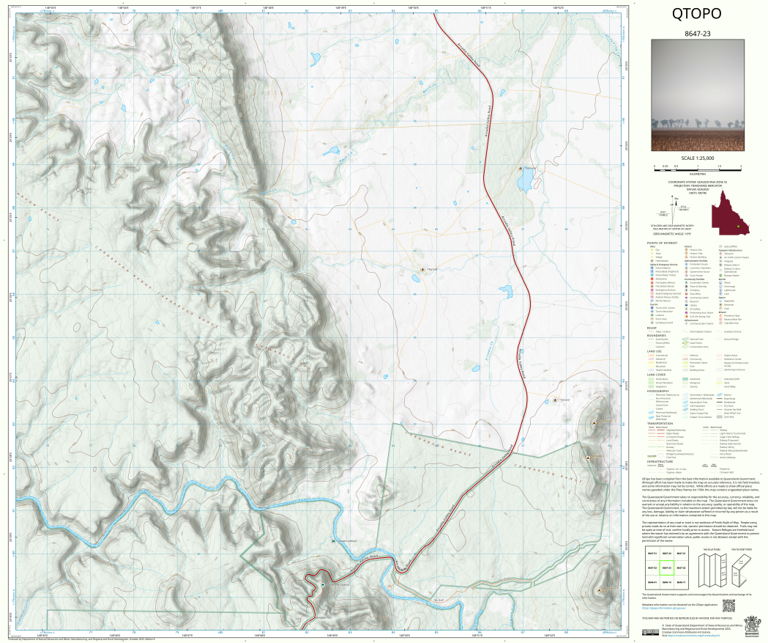 Arcadia (8647-23) Map by Department of Natural Resources and Mines ...