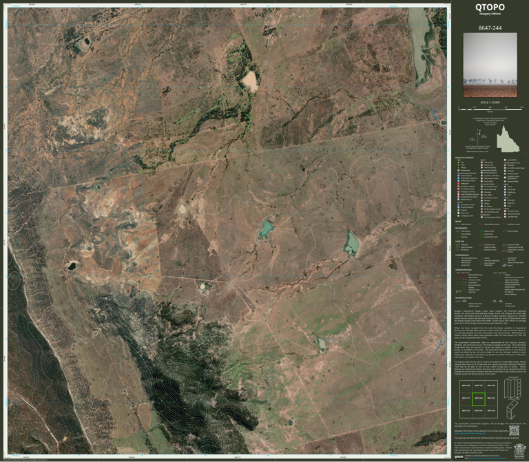 Arcadia (8647-244i) Map by Department of Natural Resources and Mines ...