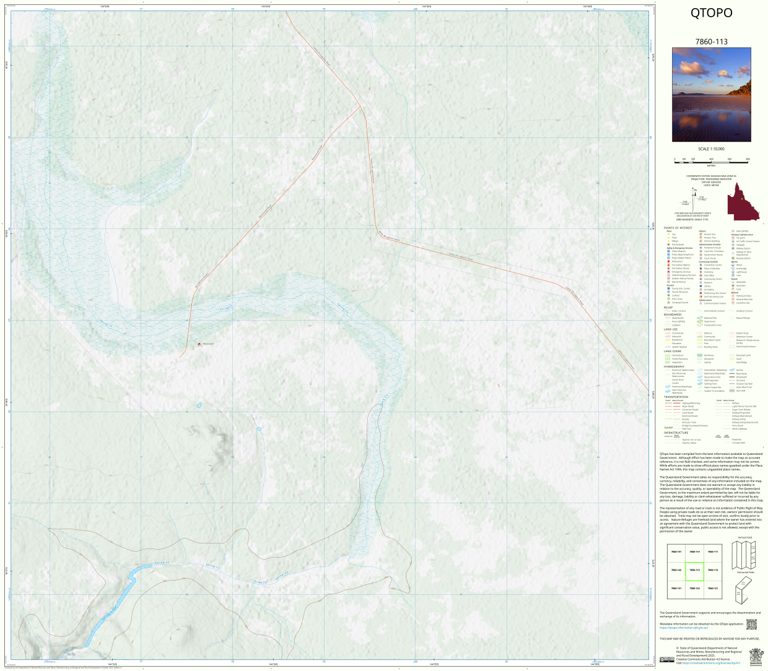 Arthur Range (7860-113) Map by Department of Natural Resources and ...