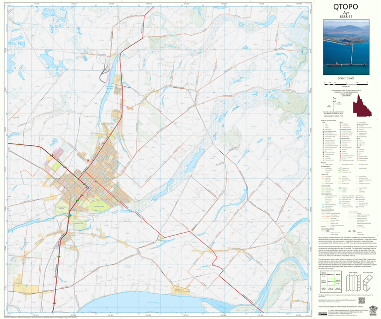 Ayr (8358-11) Map by Department of Natural Resources and Mines ...