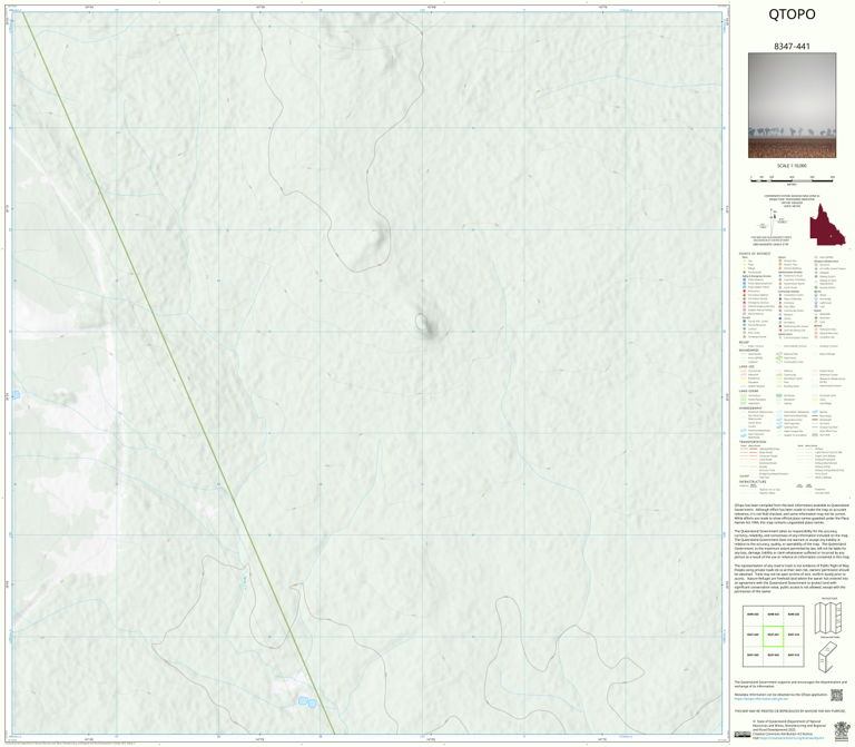 Babbiloora (8347-441) Map by Department of Natural Resources and Mines ...