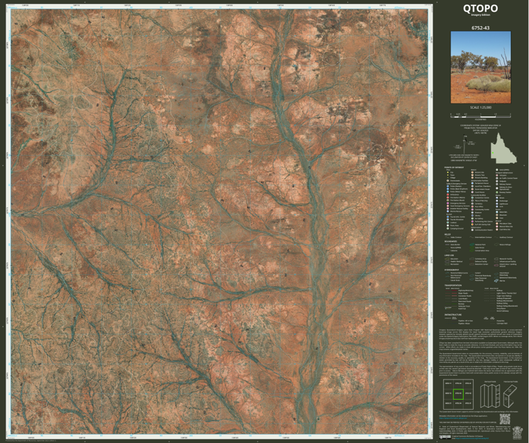 Badalia (6752-43i) Map by Department of Natural Resources and Mines ...