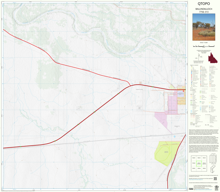 Ballindalloch (7756-313) Map by Department of Natural Resources and ...