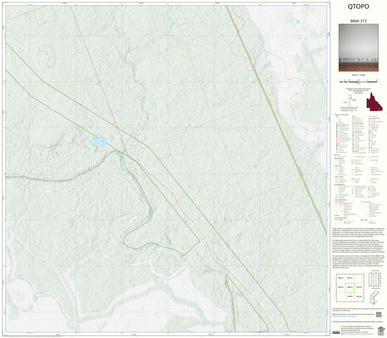 Barracks Creek (8844-313) Map by Department of Natural Resources and ...