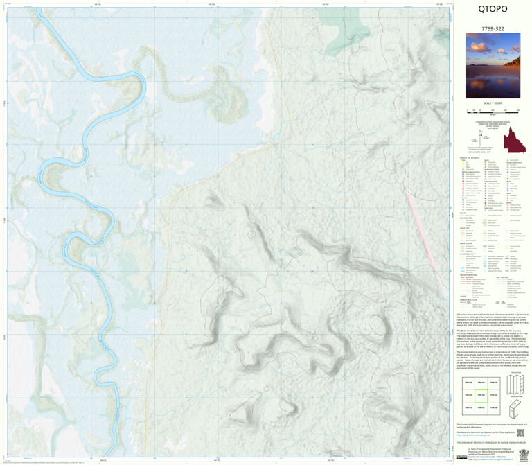 Bathurst Heads (7769-322) Map by Department of Natural Resources and ...