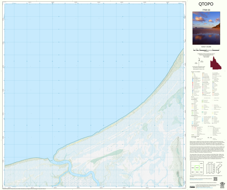 Bathurst Heads (7769-33) Map by Department of Natural Resources and ...