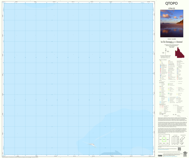 Bayley Point (6764-32) Map by Department of Natural Resources and Mines ...