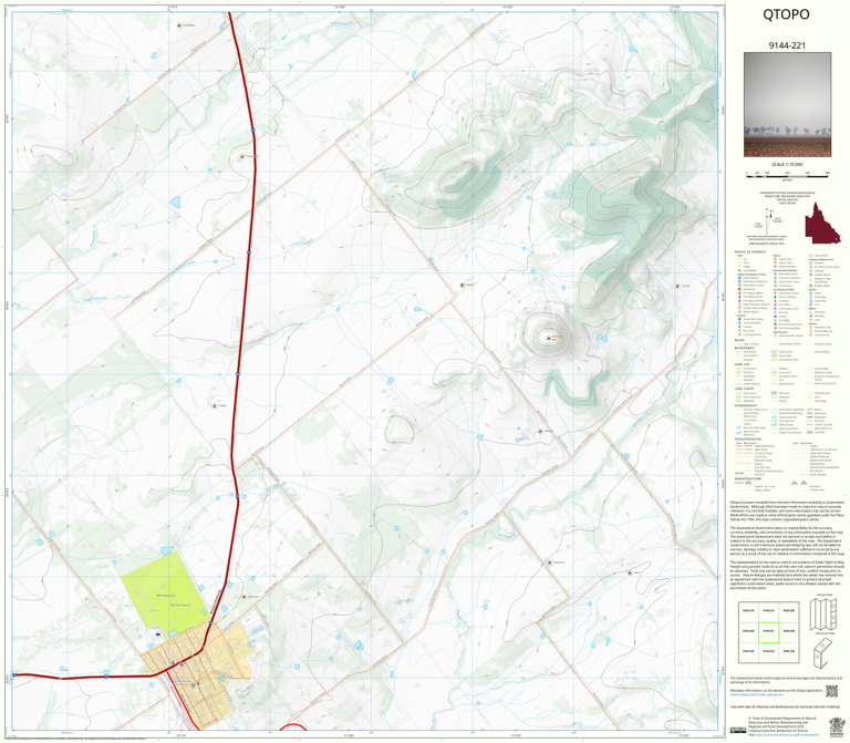 Bell (9144-221) Map by Department of Natural Resources and Mines ...