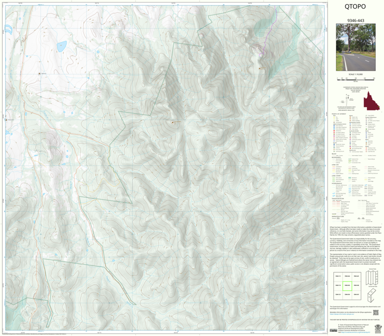 Biggenden (9346-443) Map by Department of Natural Resources and Mines ...