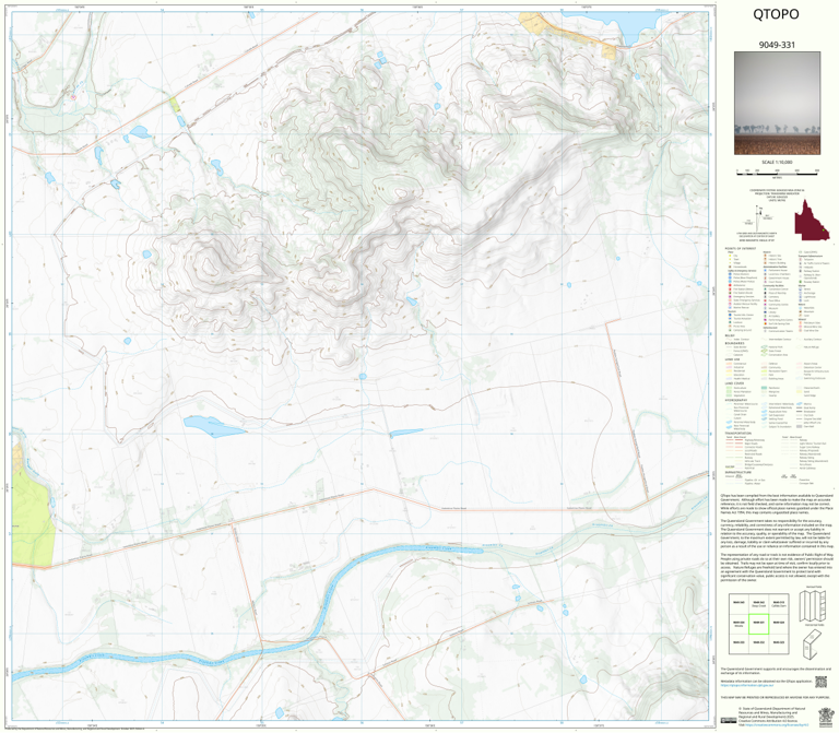 Biloela (9049-331) Map by Department of Natural Resources and Mines ...