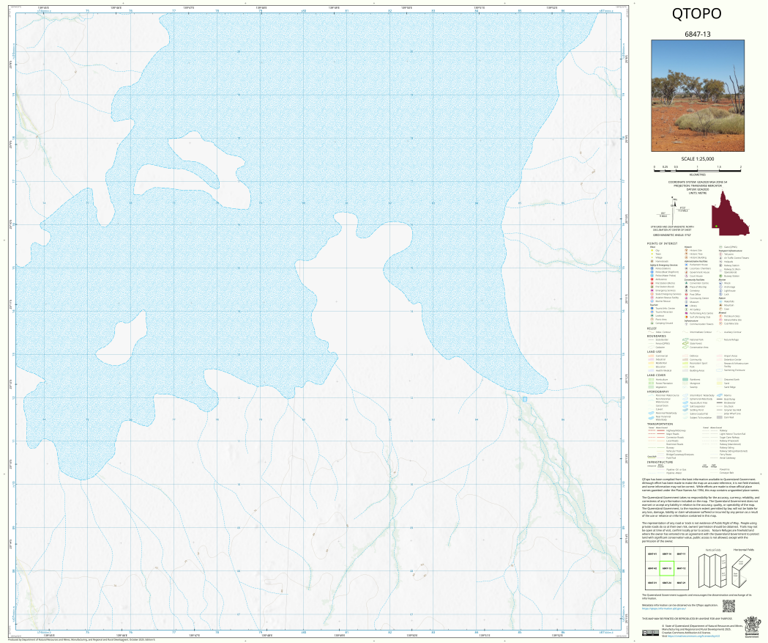 Bilpamorea (6847-13) Map by Department of Natural Resources and