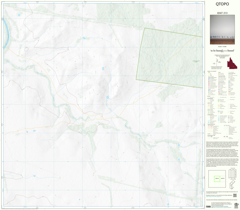 Bogarella (8347-313) Map by Department of Natural Resources and Mines ...