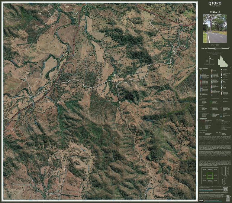 Boolbunda (9247-413i) Map by Department of Natural Resources and Mines ...