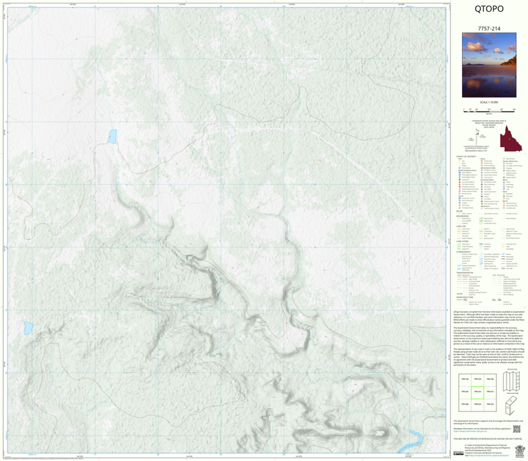 Bundaroo Map Boonderoo (7757-214) Map by Department of Natural Resources and Mines ...