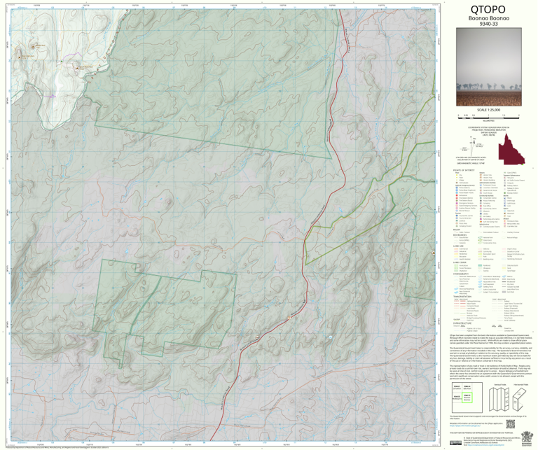 Boonoo Boonoo (9340-33) Map by Department of Natural Resources and ...
