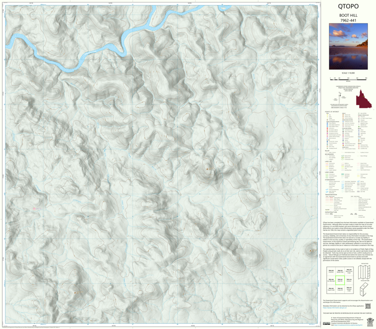 Boot Hill (7962-441) Map by Department of Natural Resources and Mines ...